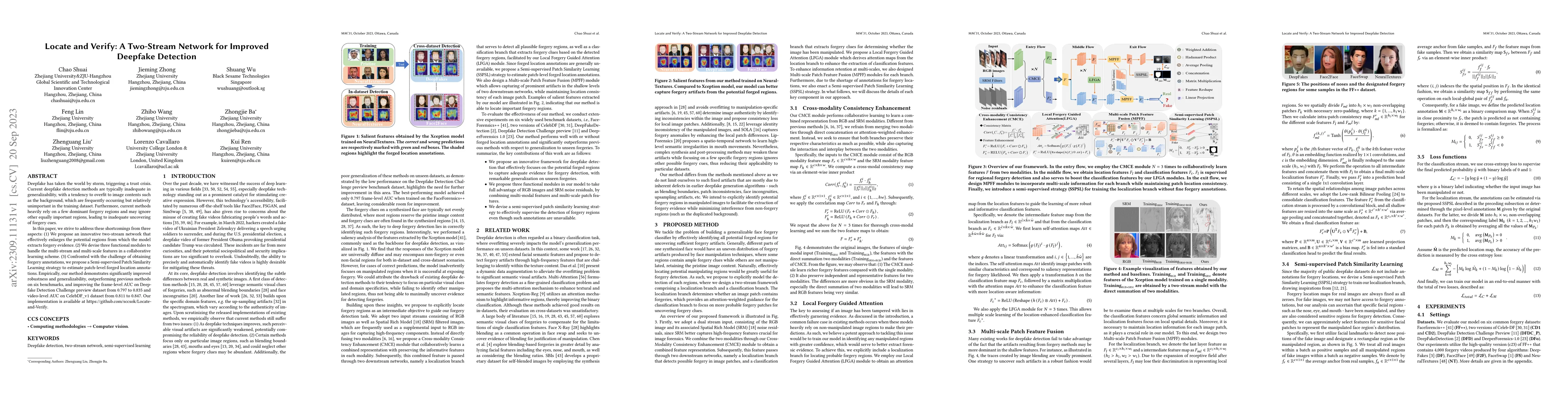 Thumbnail for Locate and Verify: A Two-Stream Network for Improved Deepfake Detection