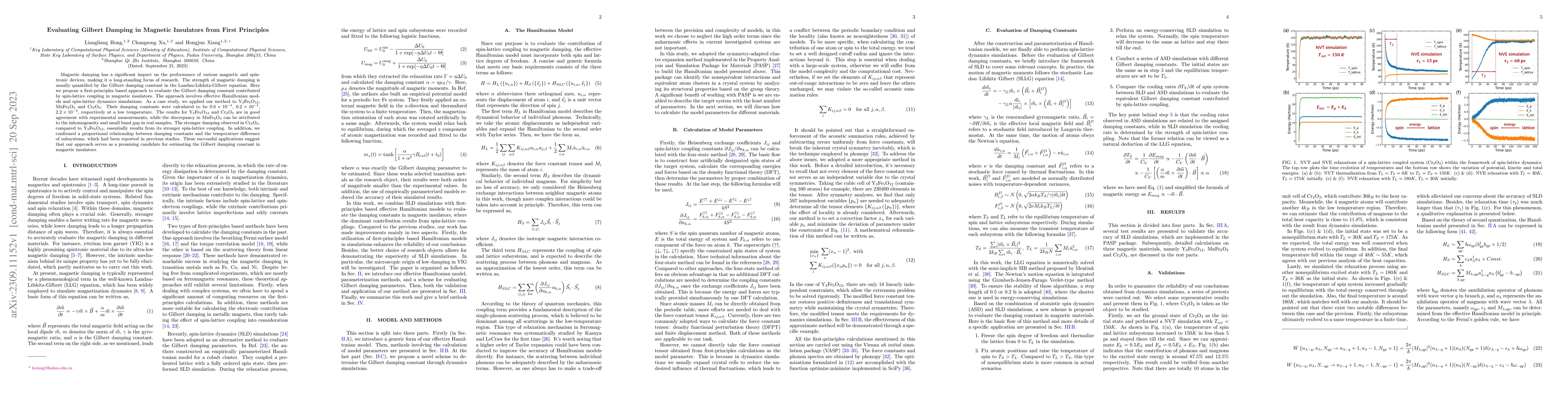 Thumbnail for Evaluating Gilbert Damping in Magnetic Insulators from First Principles