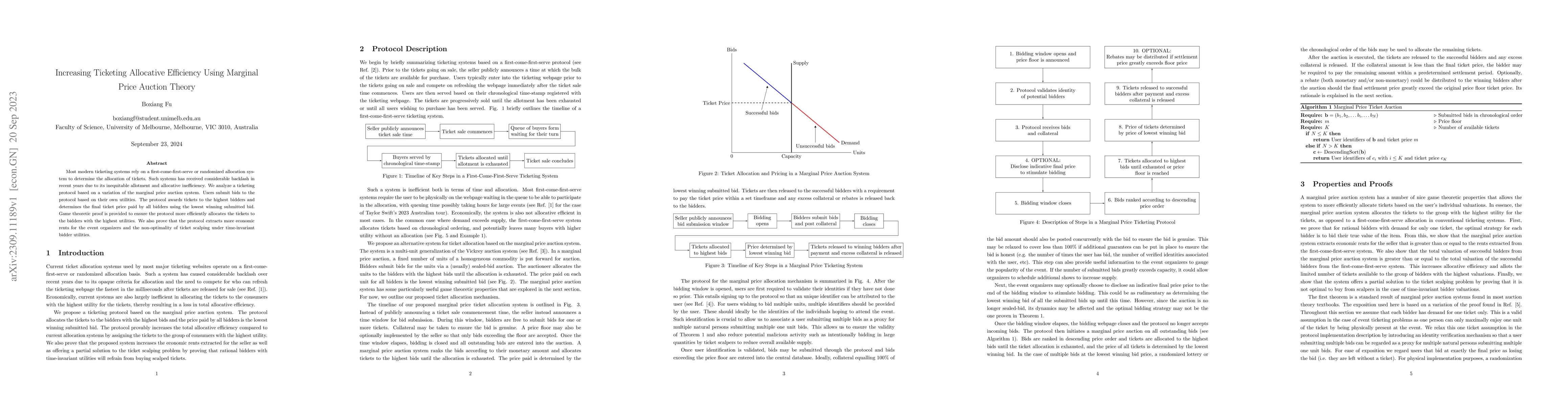 Thumbnail for Increasing Ticketing Allocative Efficiency Using Marginal Price Auction
  Theory
