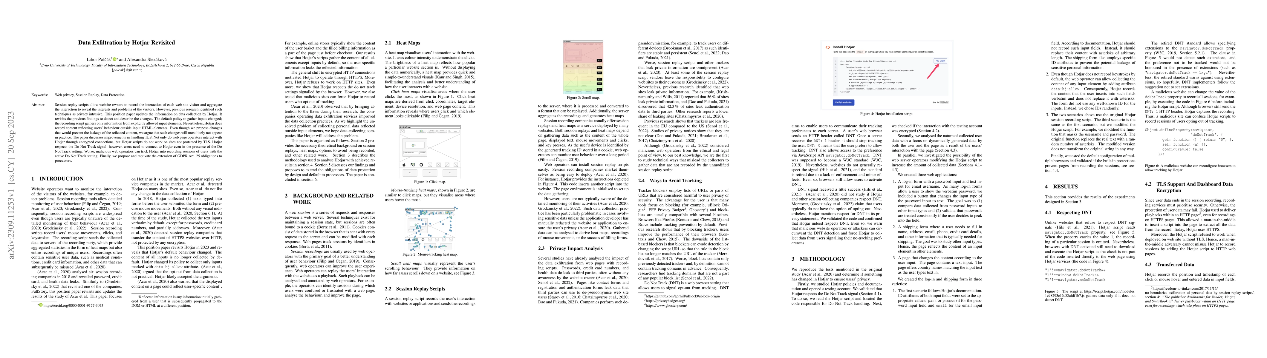 Thumbnail for Data Exfiltration by Hotjar Revisited
