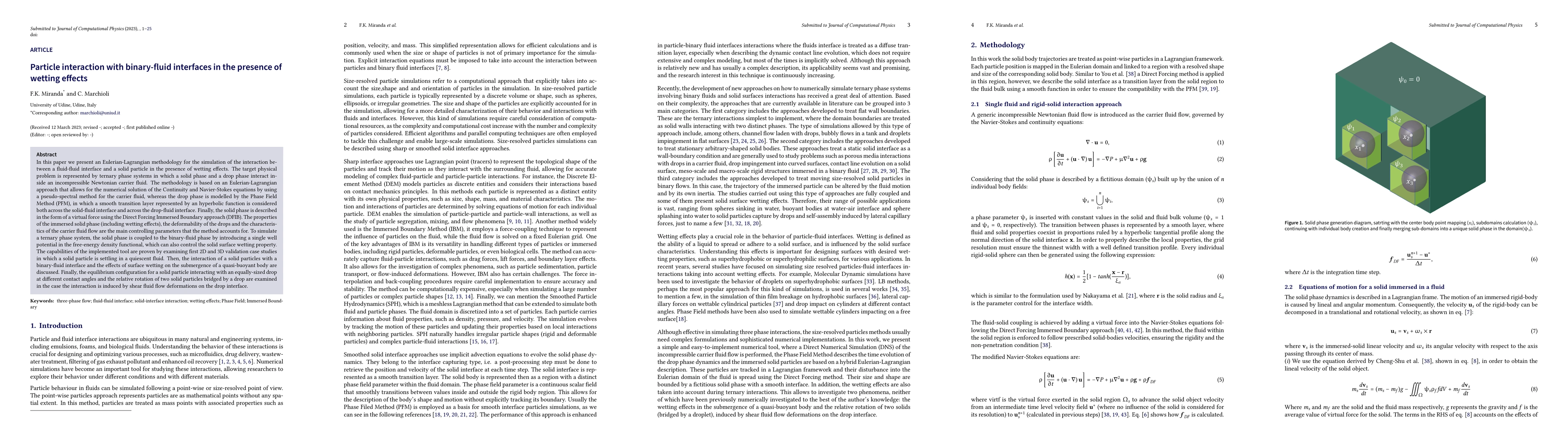 Thumbnail for Particle interaction with binary-fluid interfaces in the presence of
  wetting effects