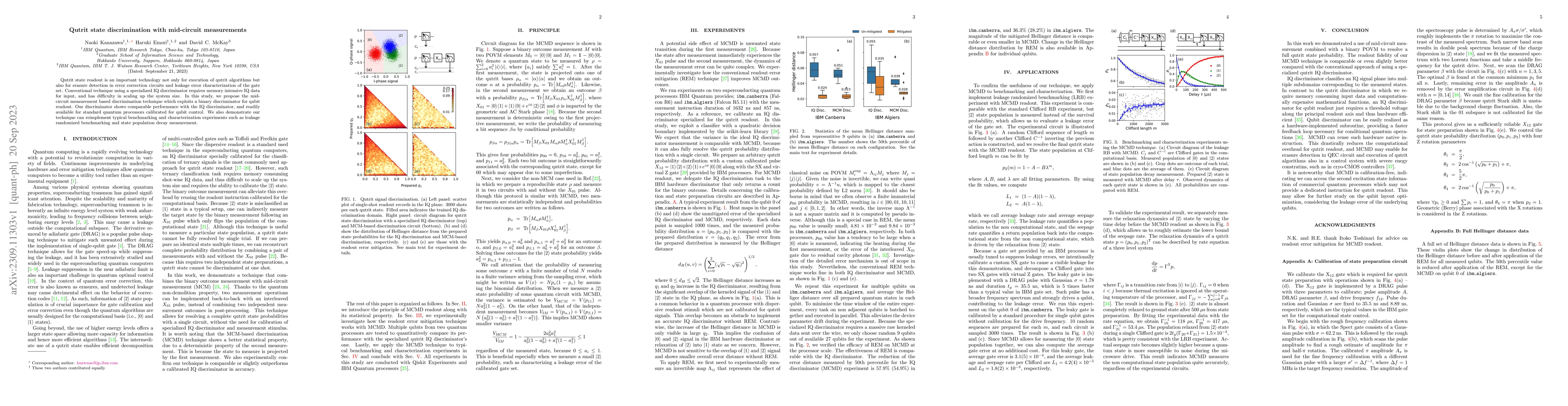 Thumbnail for Qutrit state discrimination with mid-circuit measurements