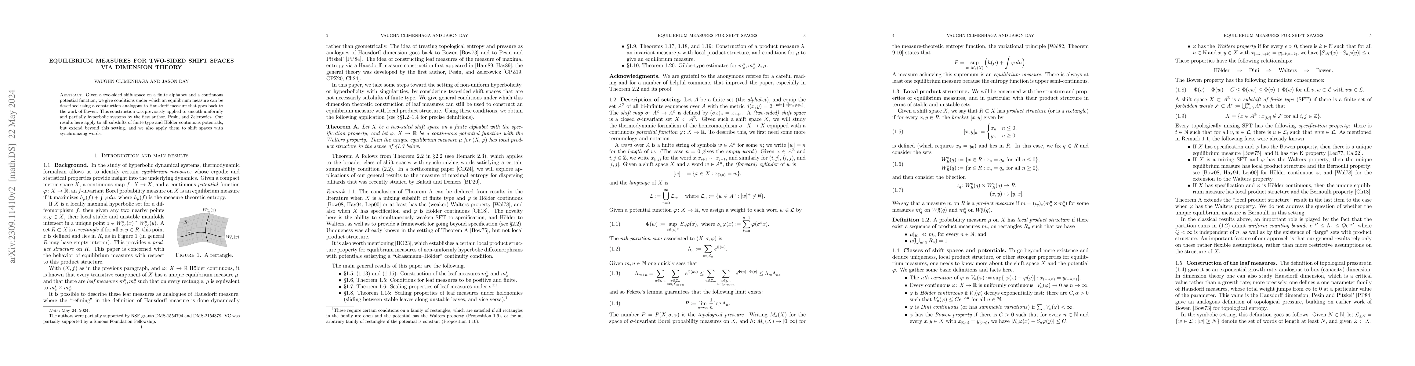 Thumbnail for Equilibrium measures for two-sided shift spaces via dimension theory