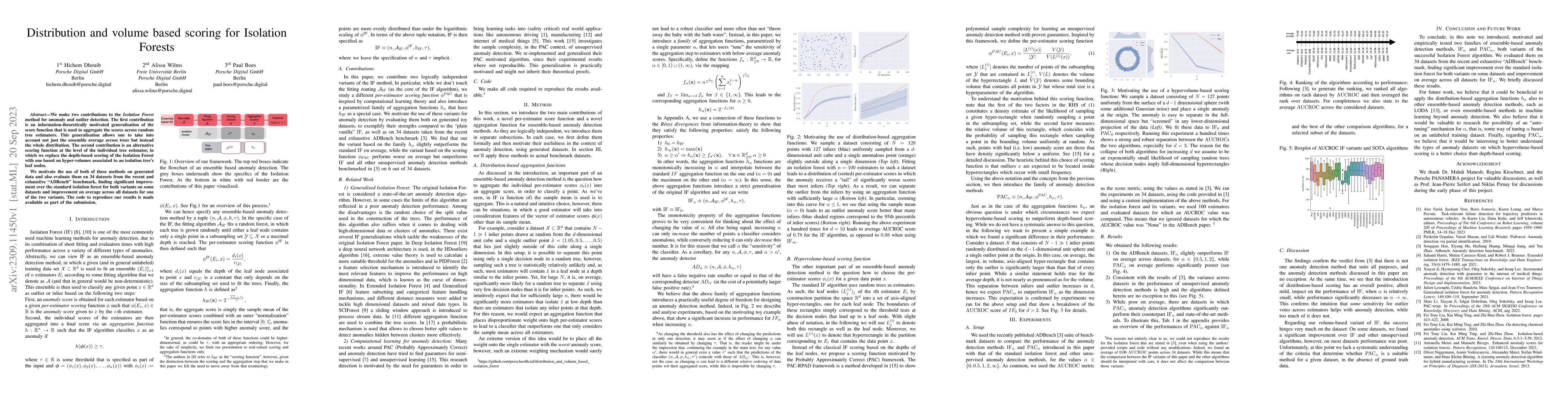 Thumbnail for Distribution and volume based scoring for Isolation Forests