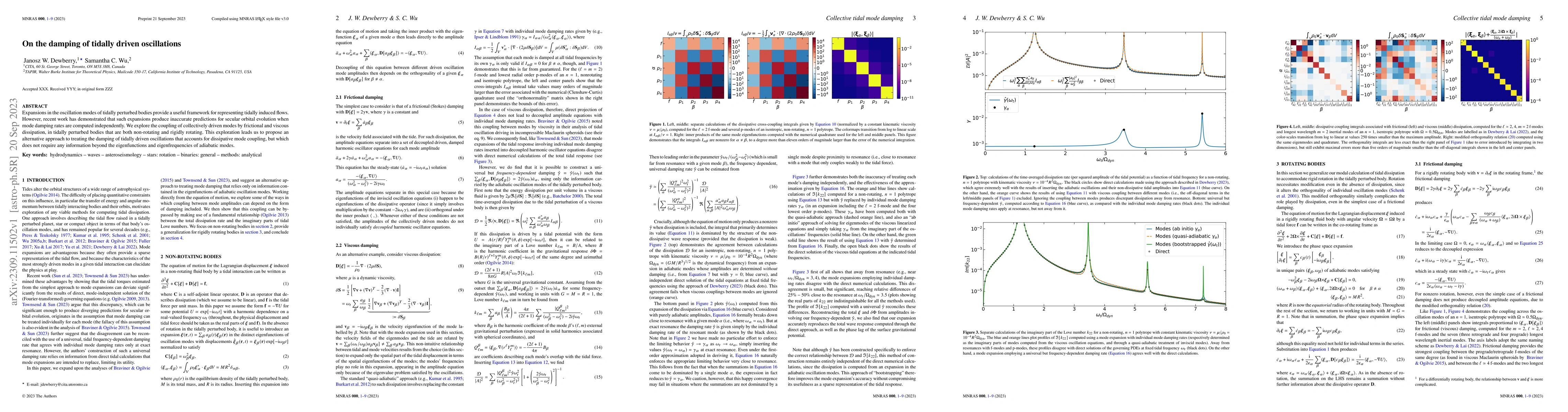 Thumbnail for On the damping of tidally driven oscillations