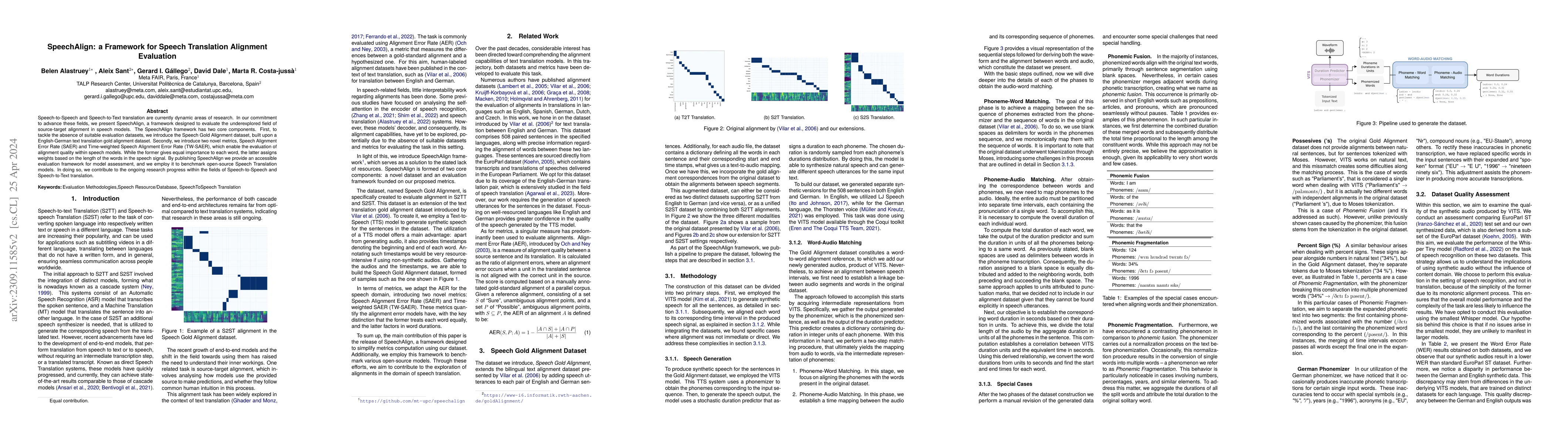 Thumbnail for SpeechAlign: a Framework for Speech Translation Alignment Evaluation