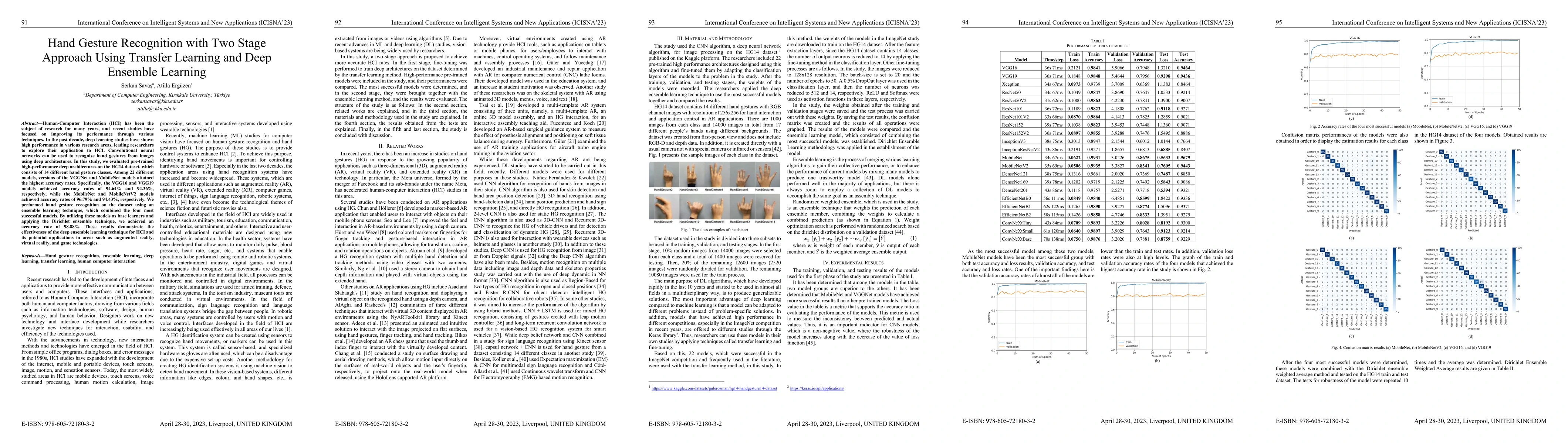 Thumbnail for Hand Gesture Recognition with Two Stage Approach Using Transfer Learning
  and Deep Ensemble Learning