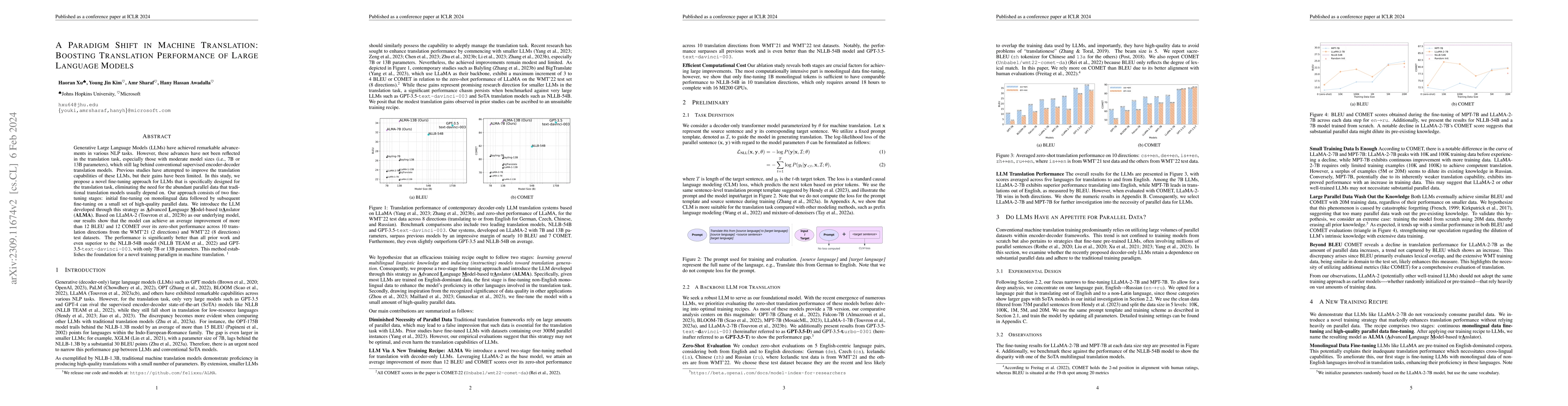 Thumbnail for A Paradigm Shift in Machine Translation: Boosting Translation
  Performance of Large Language Models
