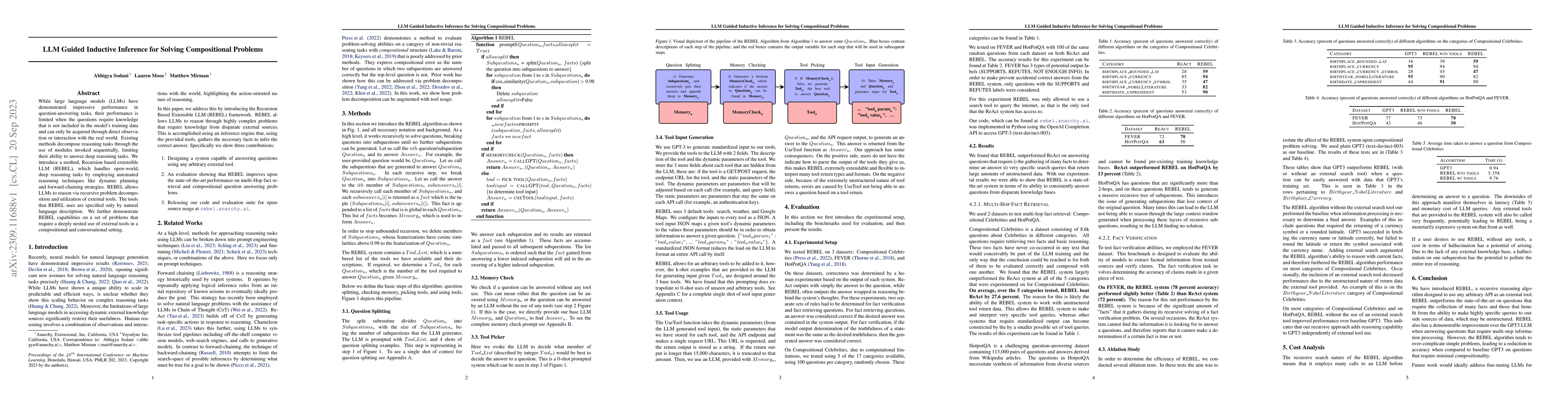Thumbnail for LLM Guided Inductive Inference for Solving Compositional Problems