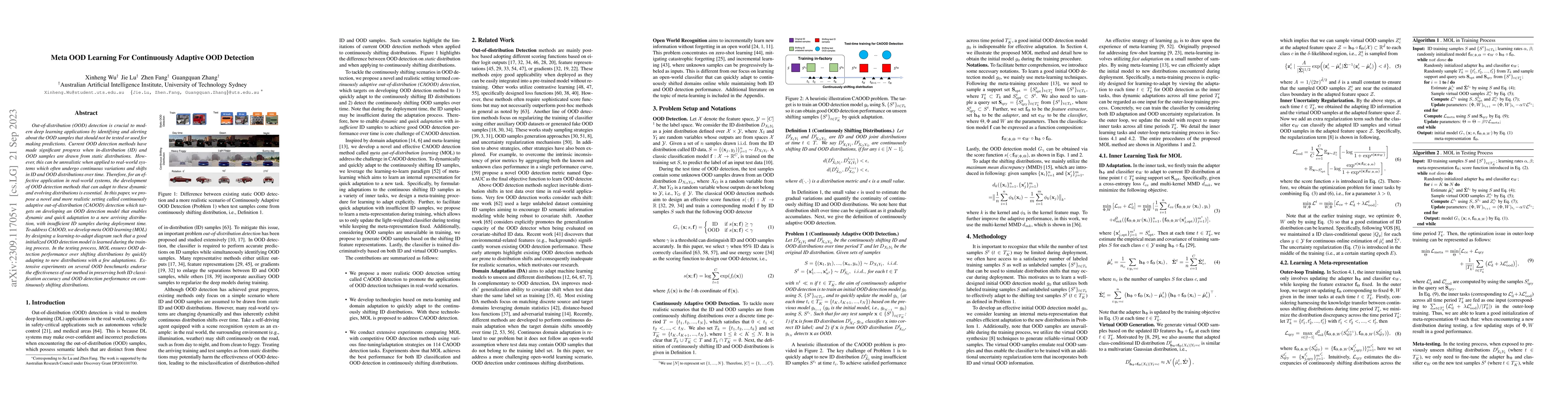 Thumbnail for Meta OOD Learning for Continuously Adaptive OOD Detection