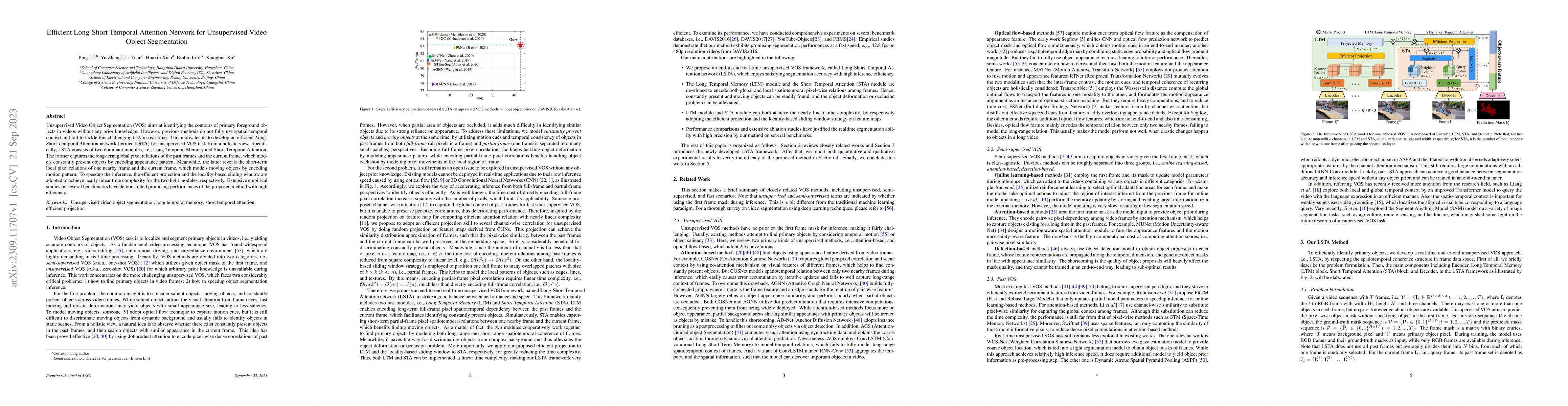 Thumbnail for Efficient Long-Short Temporal Attention Network for Unsupervised Video
  Object Segmentation