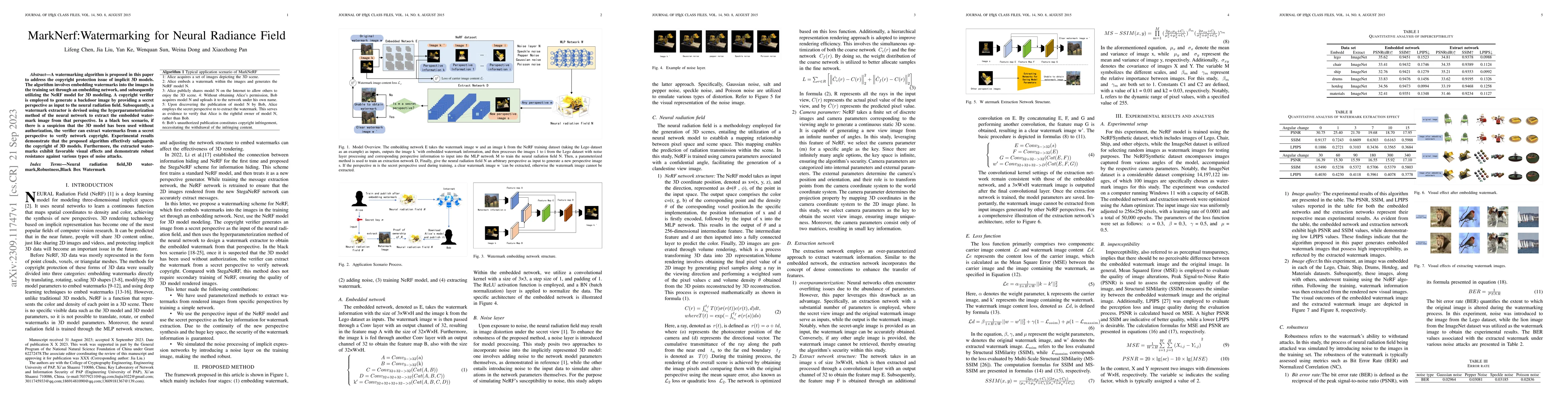 Thumbnail for MarkNerf:Watermarking for Neural Radiance Field