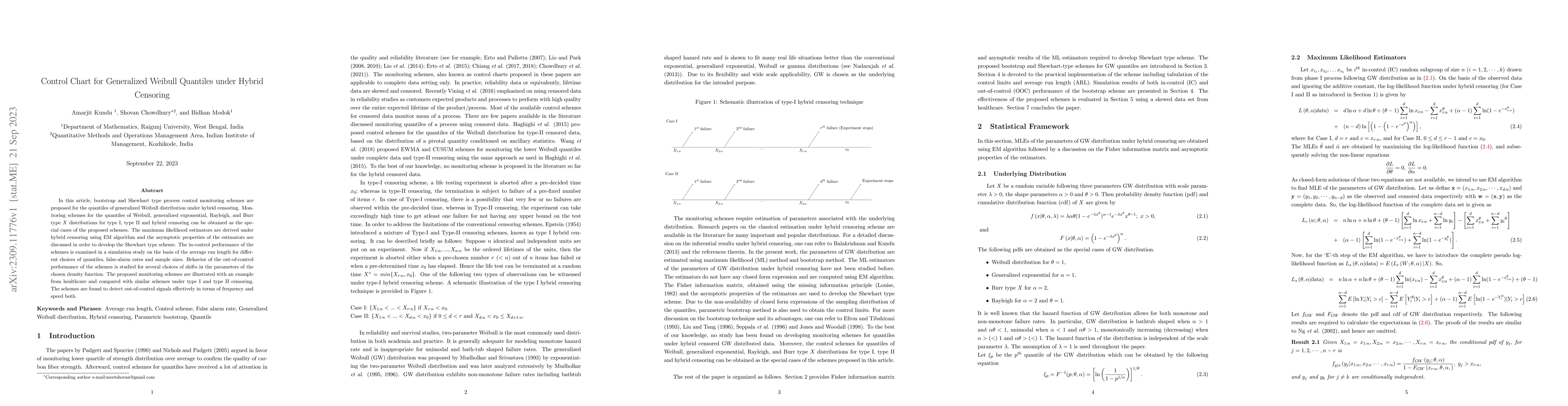 Thumbnail for Control Chart for Generalized Weibull Quantiles under Hybrid Censoring