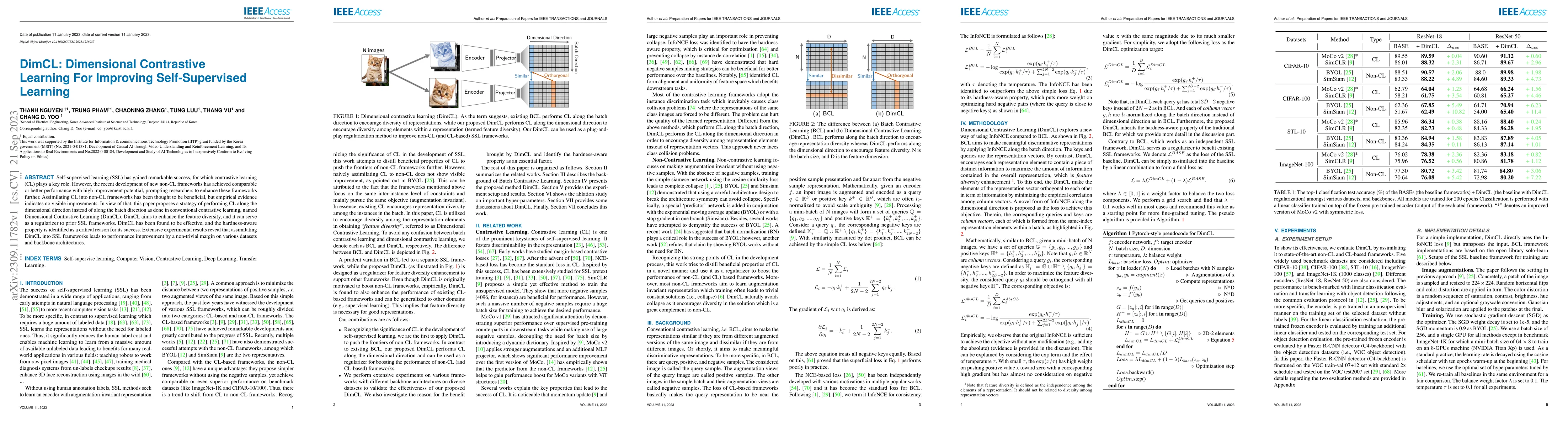 Thumbnail for DimCL: Dimensional Contrastive Learning For Improving Self-Supervised
  Learning
