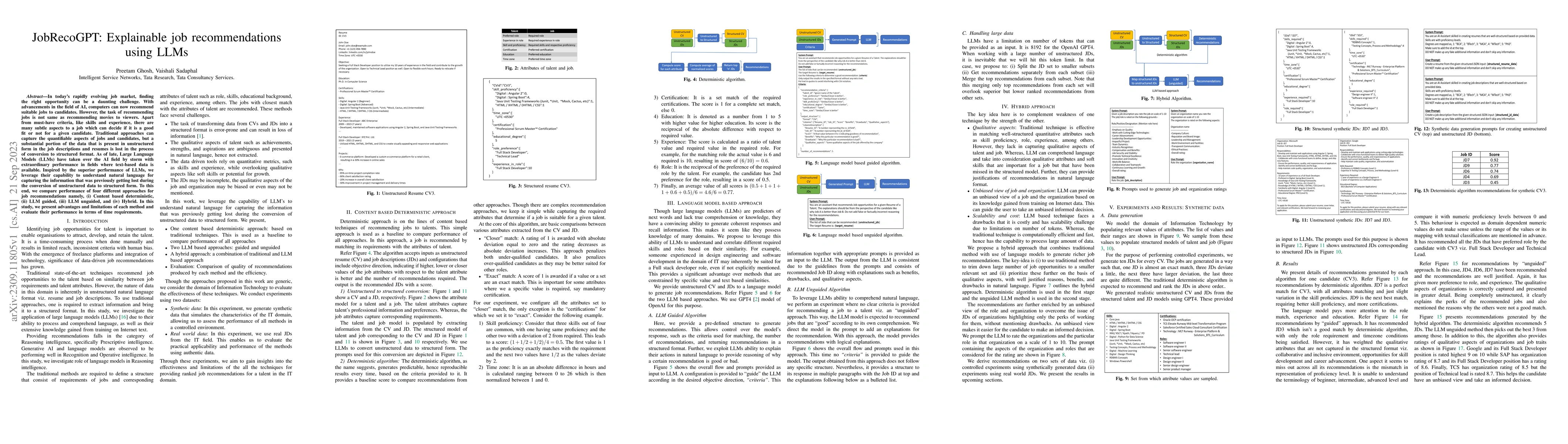 Thumbnail for JobRecoGPT -- Explainable job recommendations using LLMs