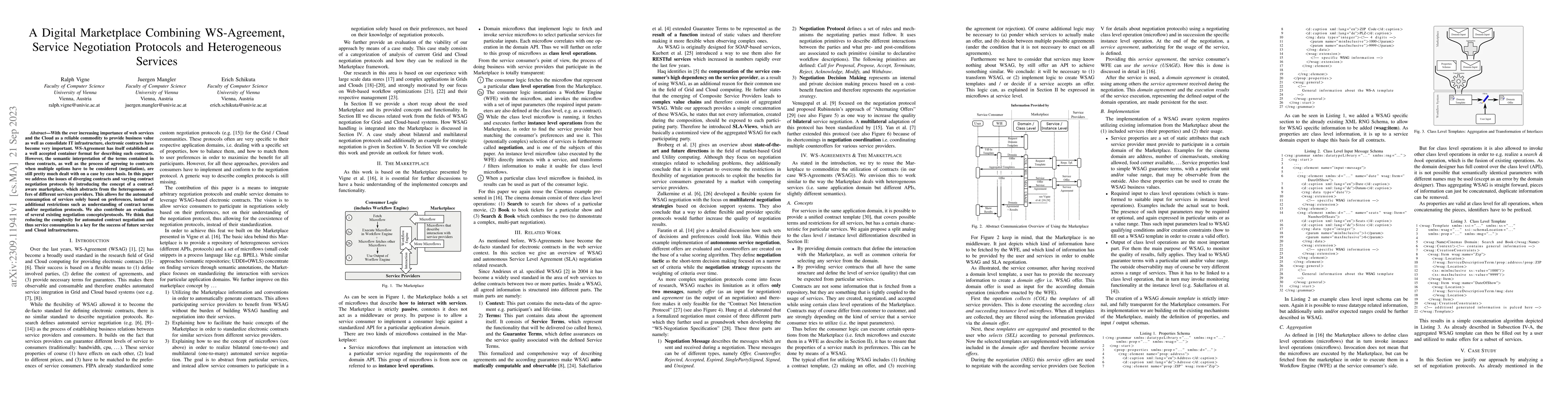 Thumbnail for A Digital Marketplace Combining WS-Agreement, Service Negotiation
  Protocols and Heterogeneous Services