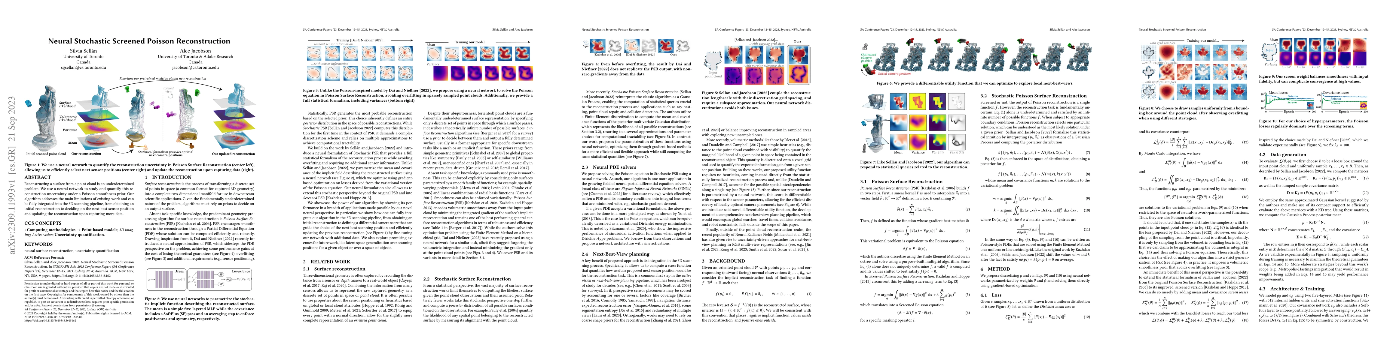 Thumbnail for Neural Stochastic Screened Poisson Reconstruction
