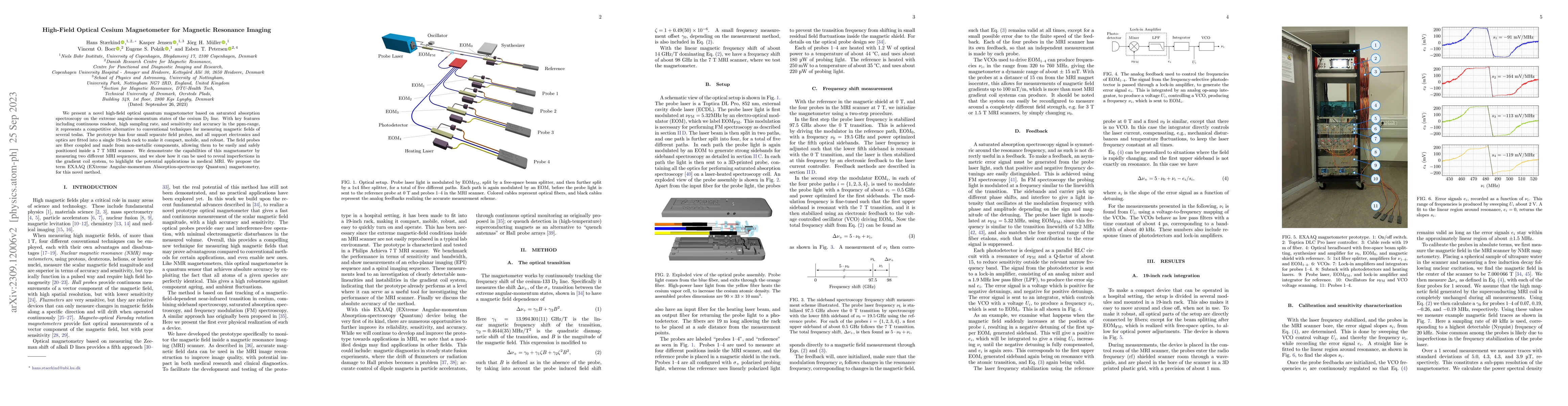 Thumbnail for High-Field Optical Cesium Magnetometer for Magnetic Resonance Imaging