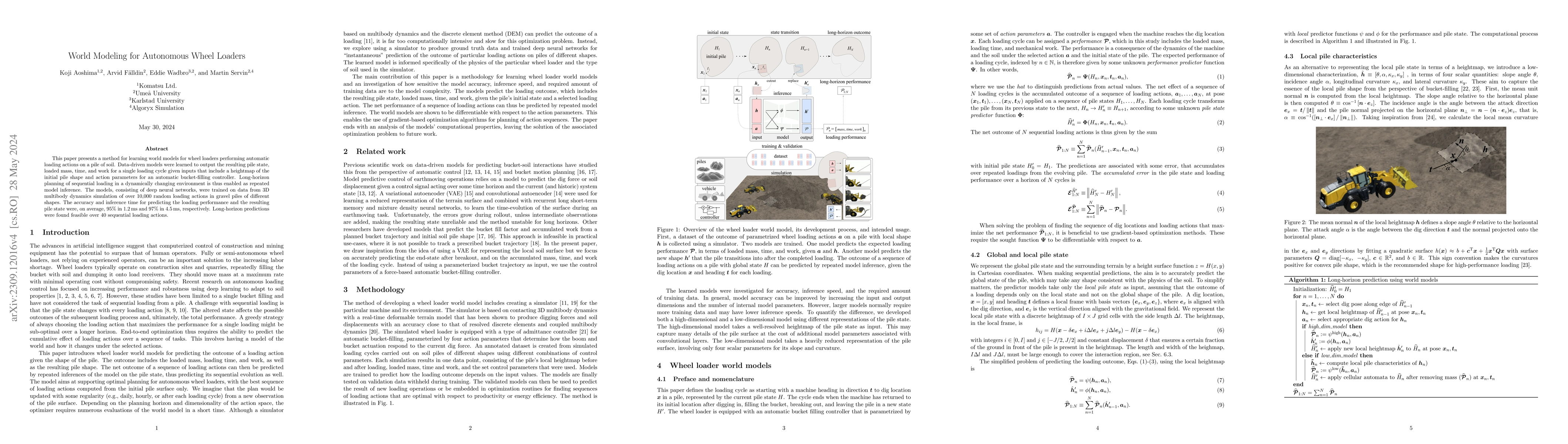 Thumbnail for World Modeling for Autonomous Wheel Loaders