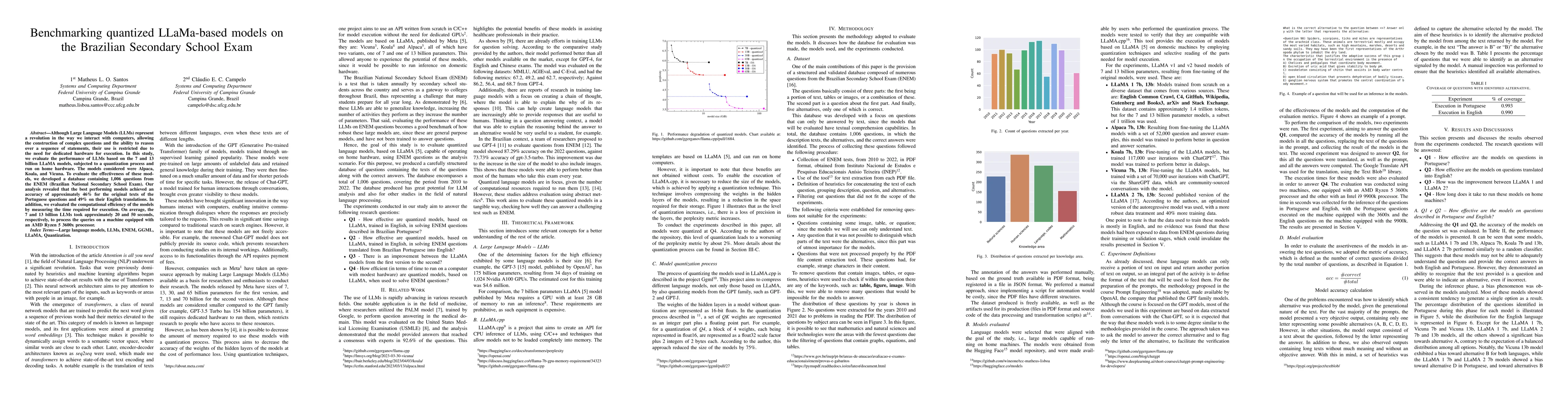 Thumbnail for Benchmarking quantized LLaMa-based models on the Brazilian Secondary
  School Exam