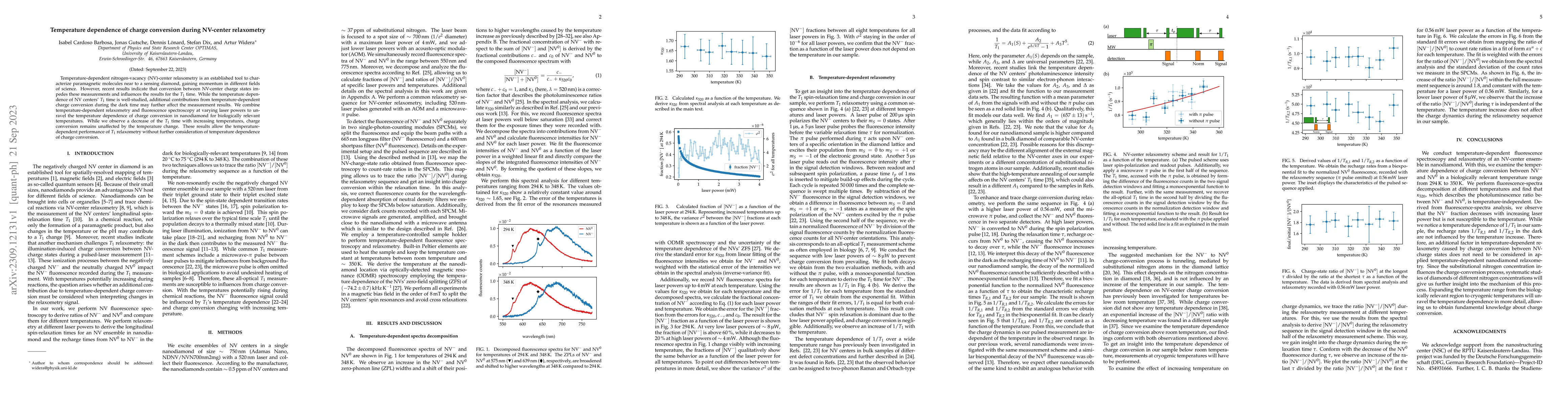 Thumbnail for Temperature dependence of charge conversion during NV-center relaxometry