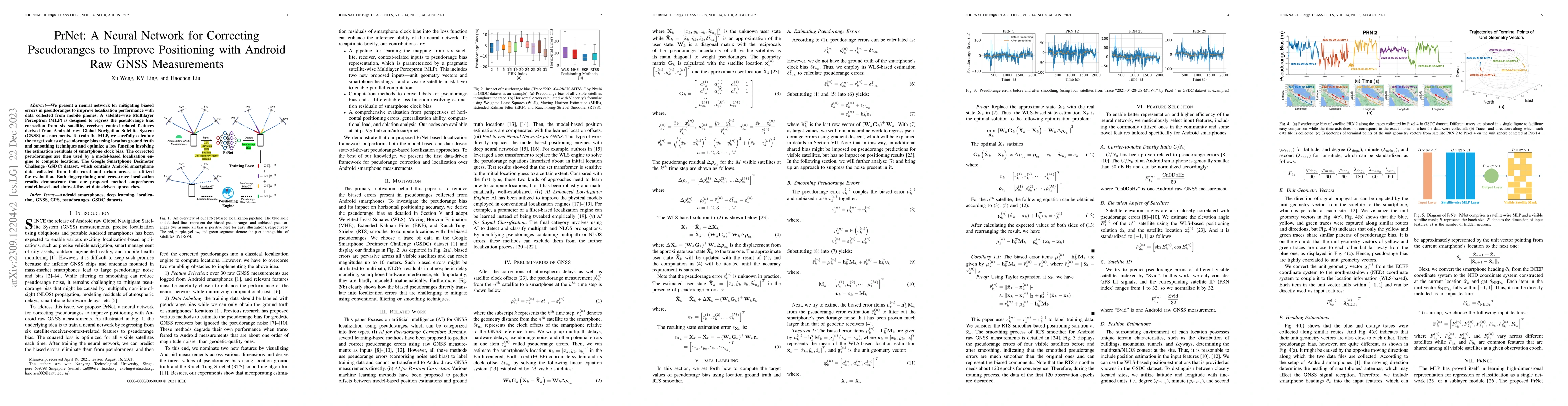 Thumbnail for PrNet: A Neural Network for Correcting Pseudoranges to Improve
  Positioning with Android Raw GNSS Measurements