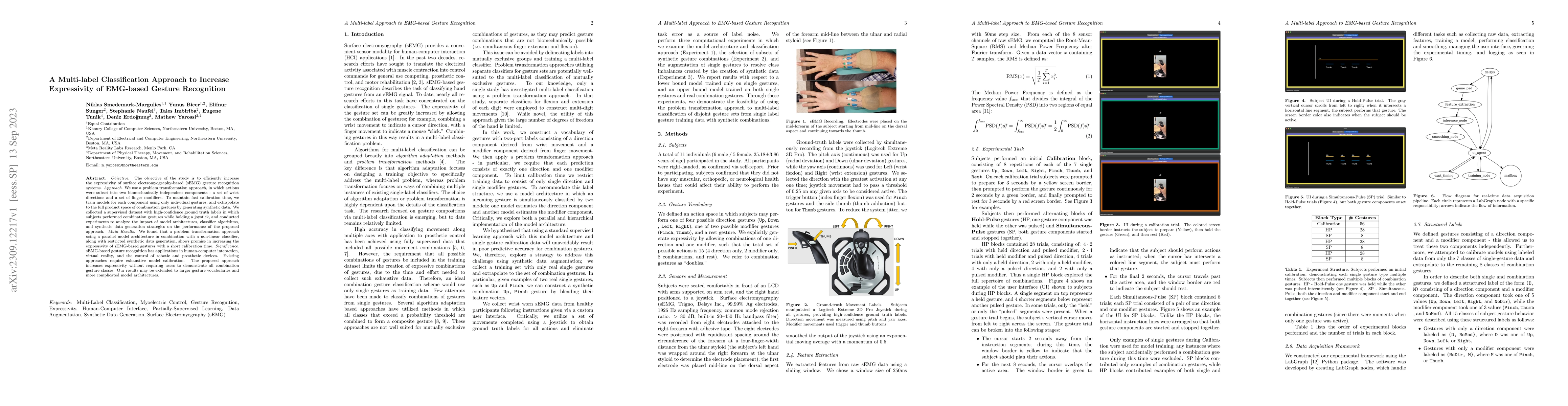 Thumbnail for A Multi-label Classification Approach to Increase Expressivity of
  EMG-based Gesture Recognition