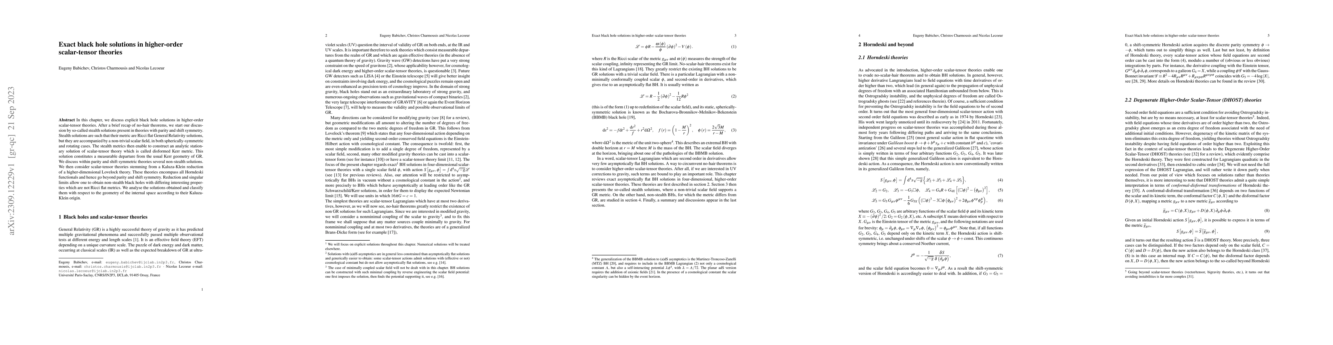 Thumbnail for Exact black hole solutions in higher-order scalar-tensor theories