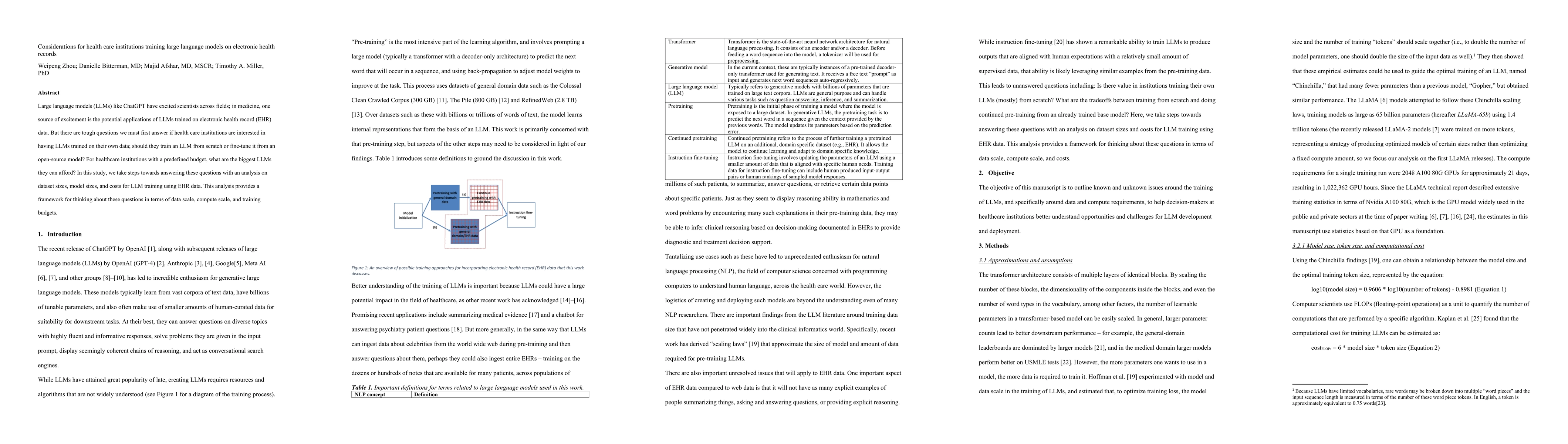 Thumbnail for Considerations for health care institutions training large language
  models on electronic health records