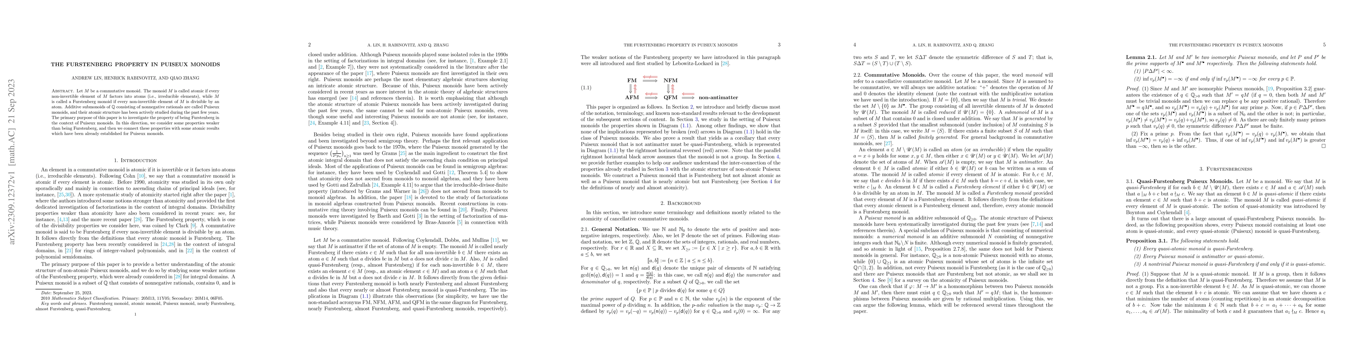 Thumbnail for The Furstenberg property in Puiseux monoids