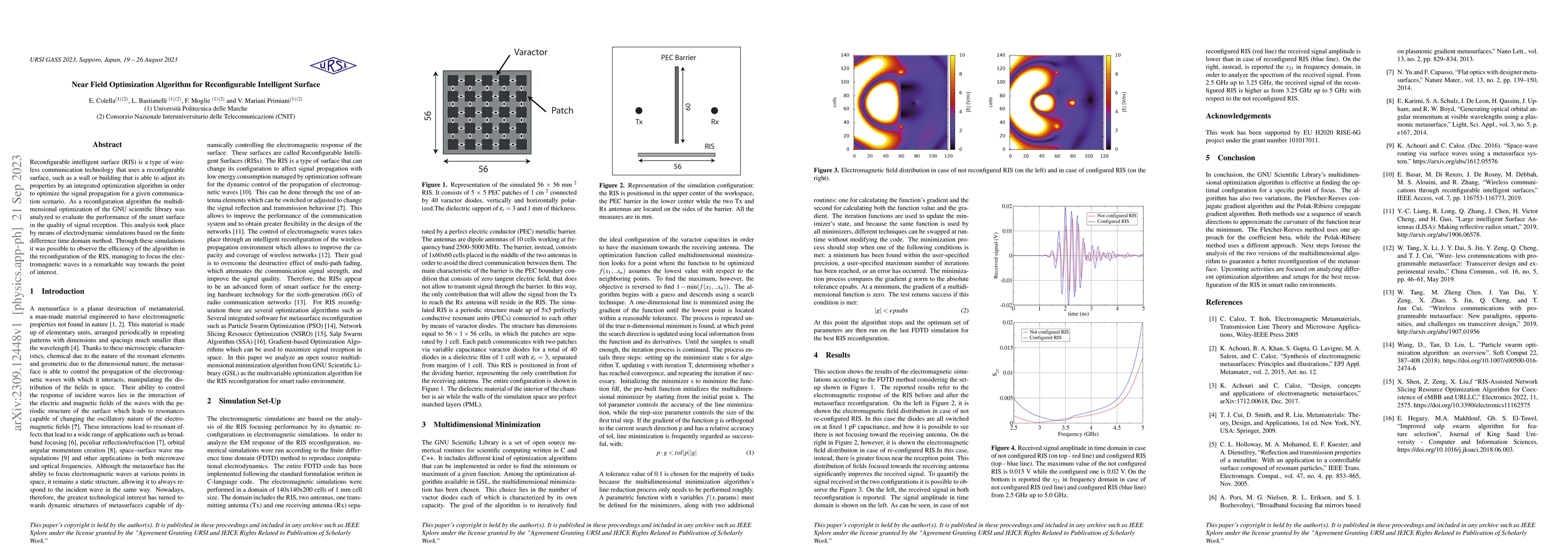 Thumbnail for Near Field Optimization Algorithm for Reconfigurable Intelligent Surface
