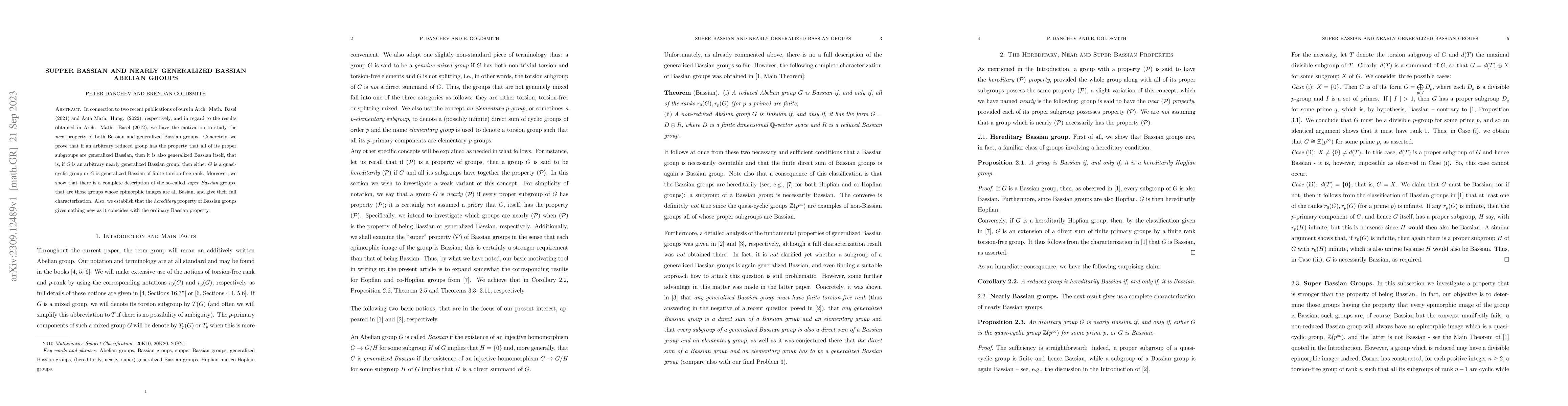 Thumbnail for Supper Bassian and Nearly Generalized Bassian Abelian Groups