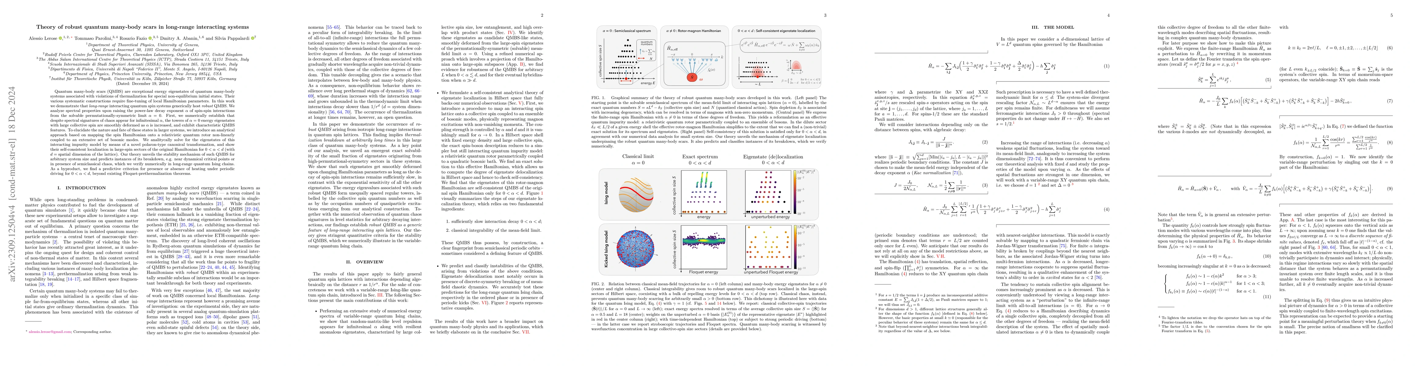 Thumbnail for Theory of robust quantum many-body scars in long-range interacting
  systems