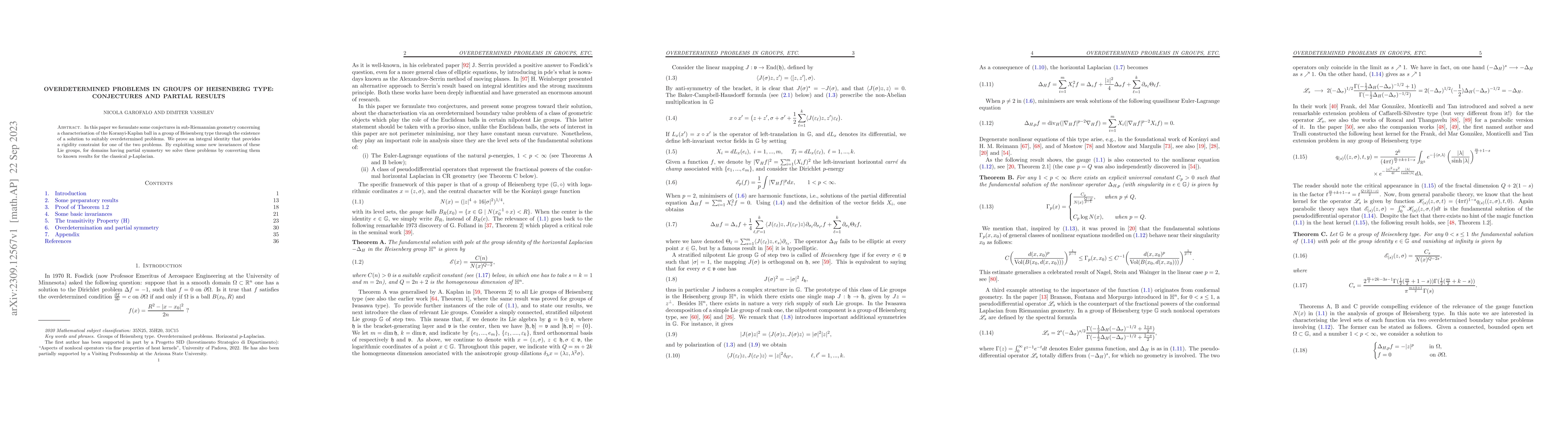 Thumbnail for Overdetermined problems in groups of Heisenberg type: conjectures and
  partial results