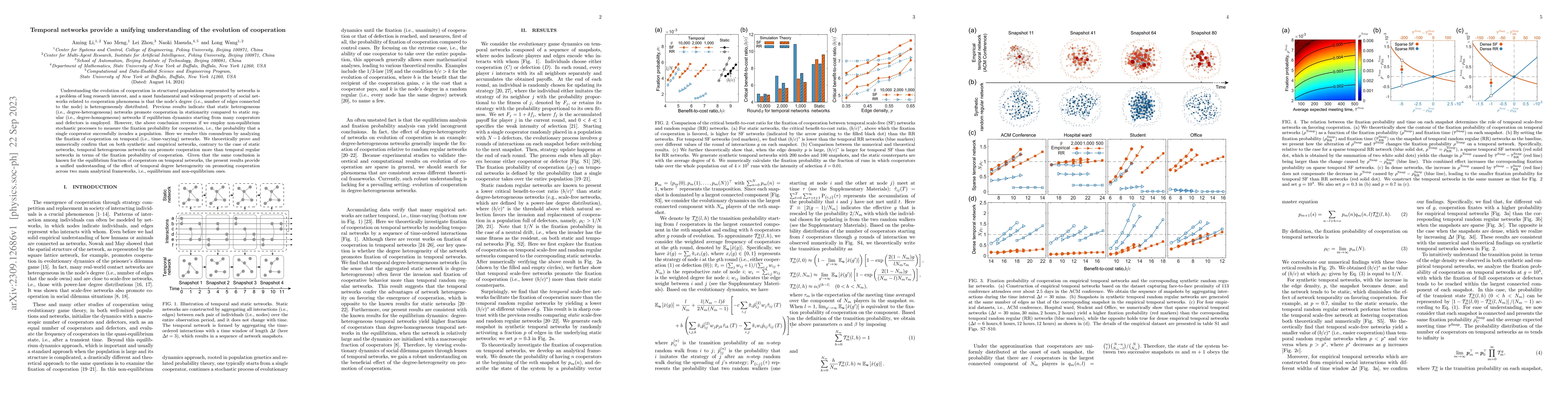Thumbnail for Temporal networks provide a unifying understanding of the evolution of
  cooperation