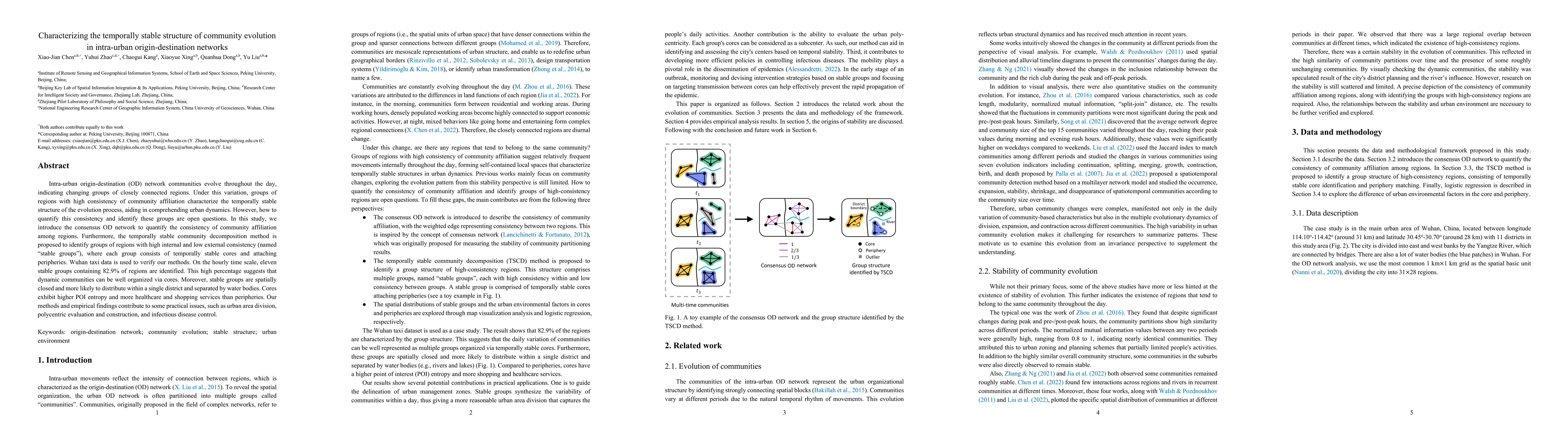 Thumbnail for Characterizing the temporally stable structure of community evolution in
  intra-urban origin-destination networks