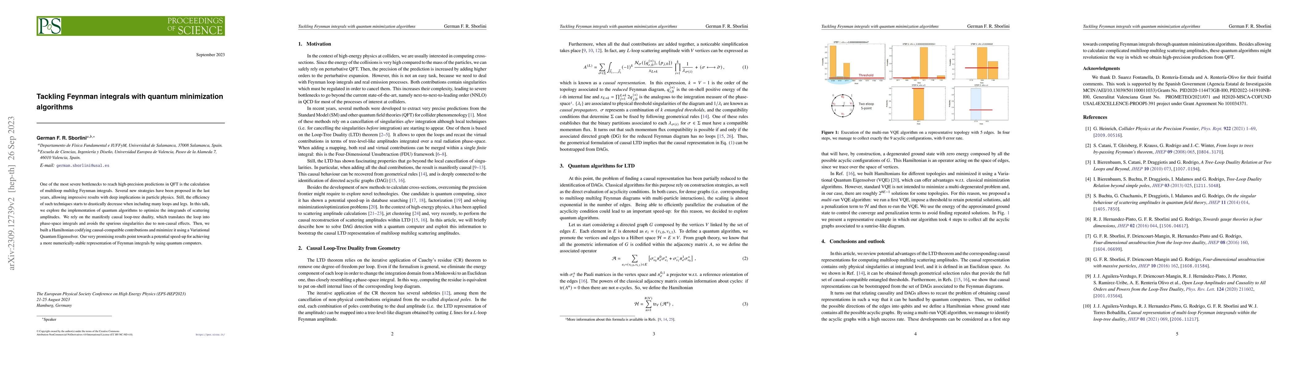 Thumbnail for Tackling Feynman integrals with quantum minimization algorithms