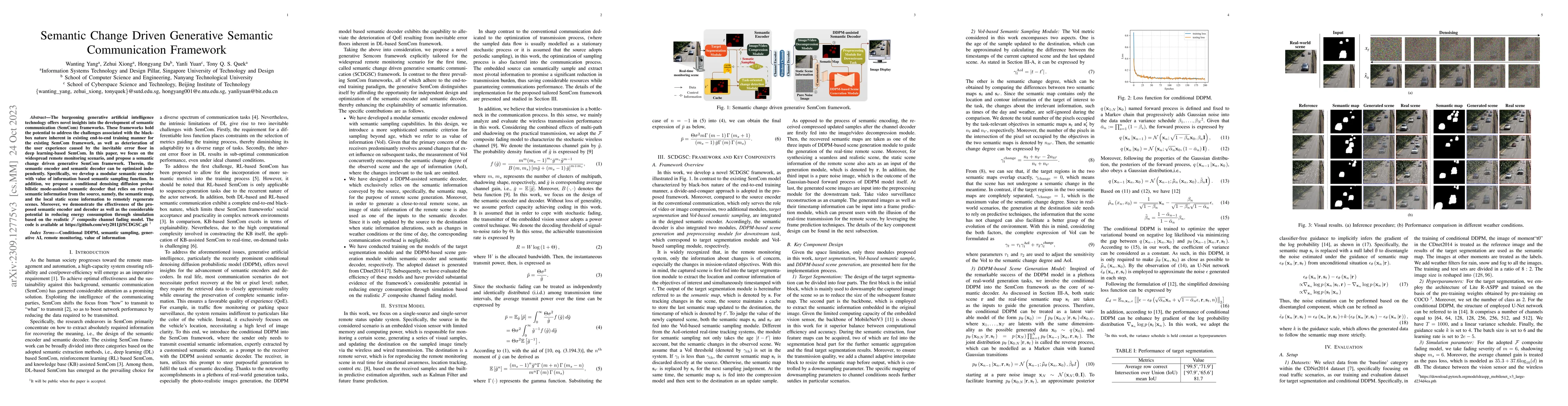 Thumbnail for Semantic Change Driven Generative Semantic Communication Framework