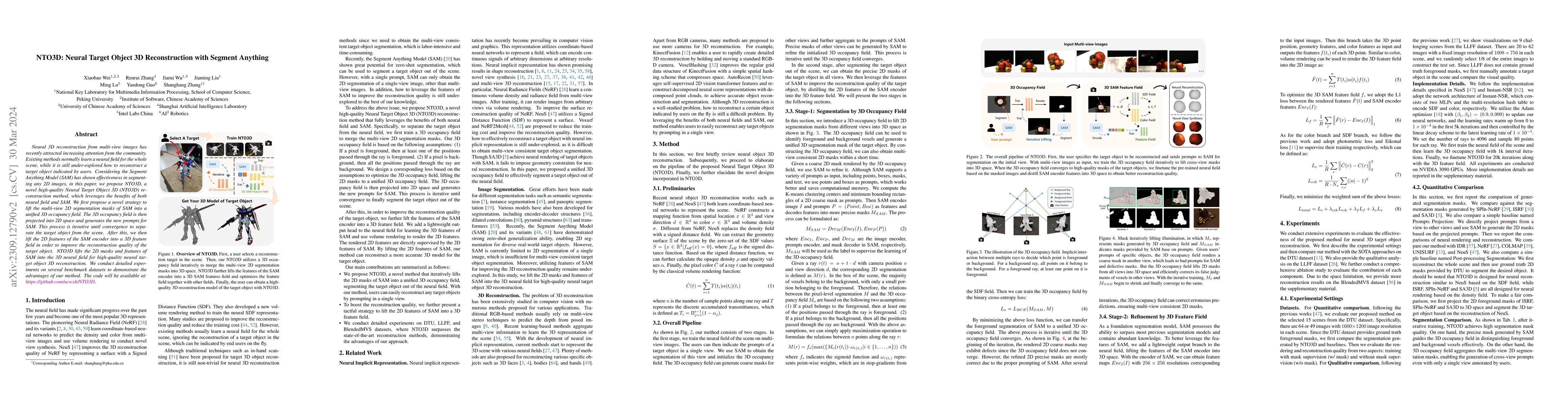 Thumbnail for NTO3D: Neural Target Object 3D Reconstruction with Segment Anything