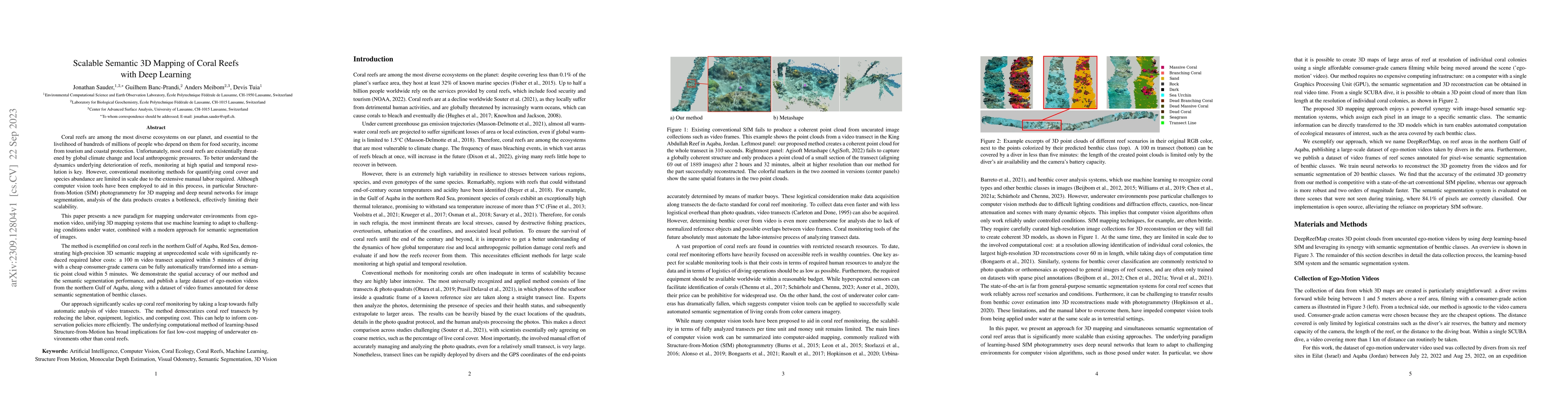Thumbnail for Scalable Semantic 3D Mapping of Coral Reefs with Deep Learning