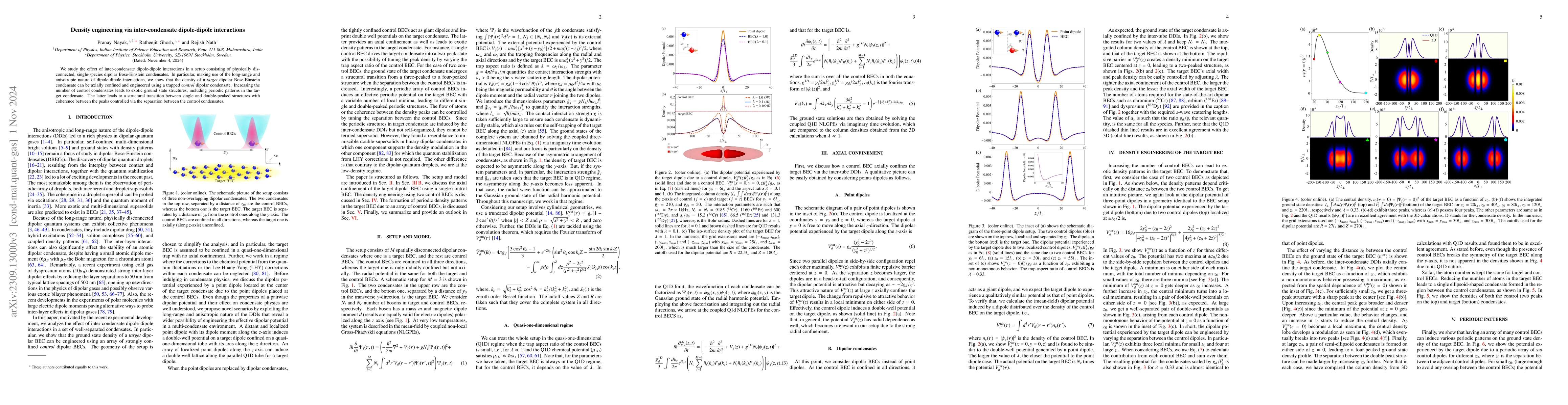 Thumbnail for Density engineering via inter-condensate dipole-dipole interactions