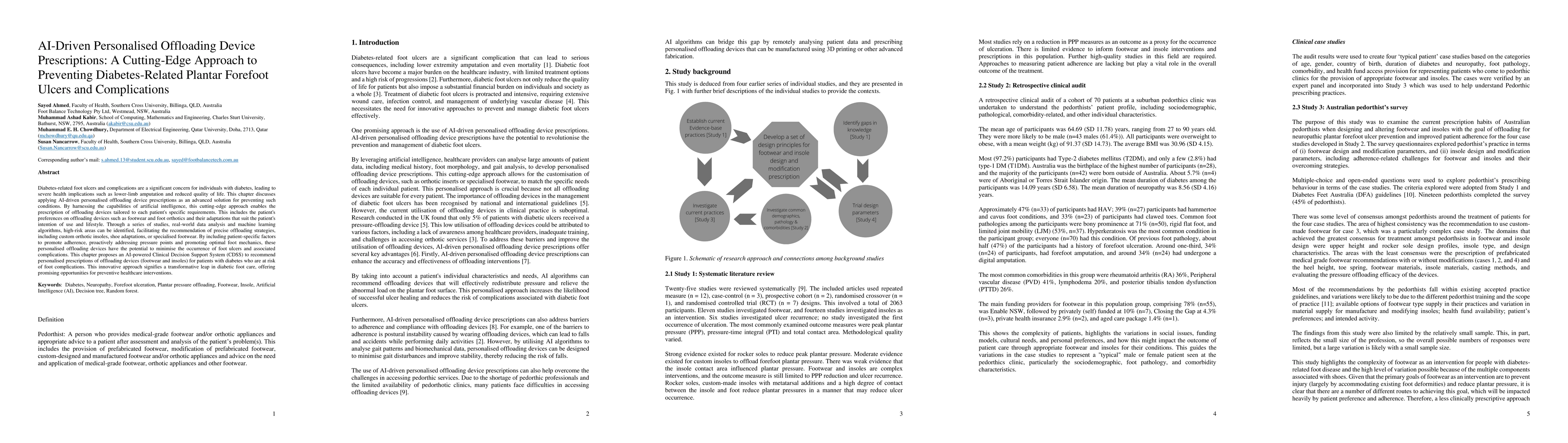 Thumbnail for AI-Driven Personalised Offloading Device Prescriptions: A Cutting-Edge
  Approach to Preventing Diabetes-Related Plantar Forefoot Ulcers and
  Complications