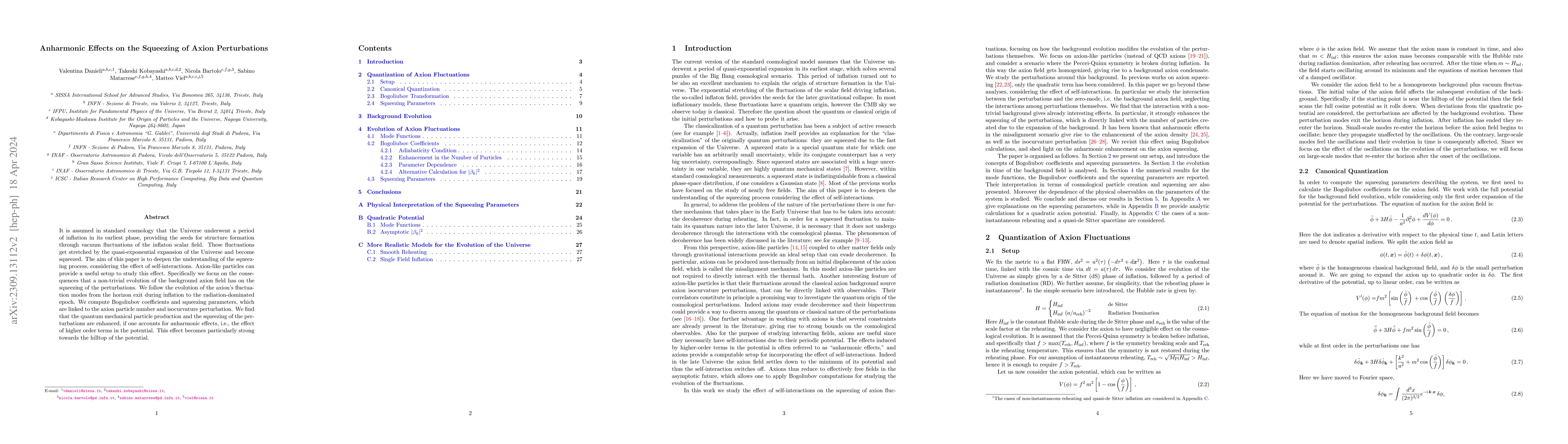 Thumbnail for Anharmonic Effects on the Squeezing of Axion Perturbations