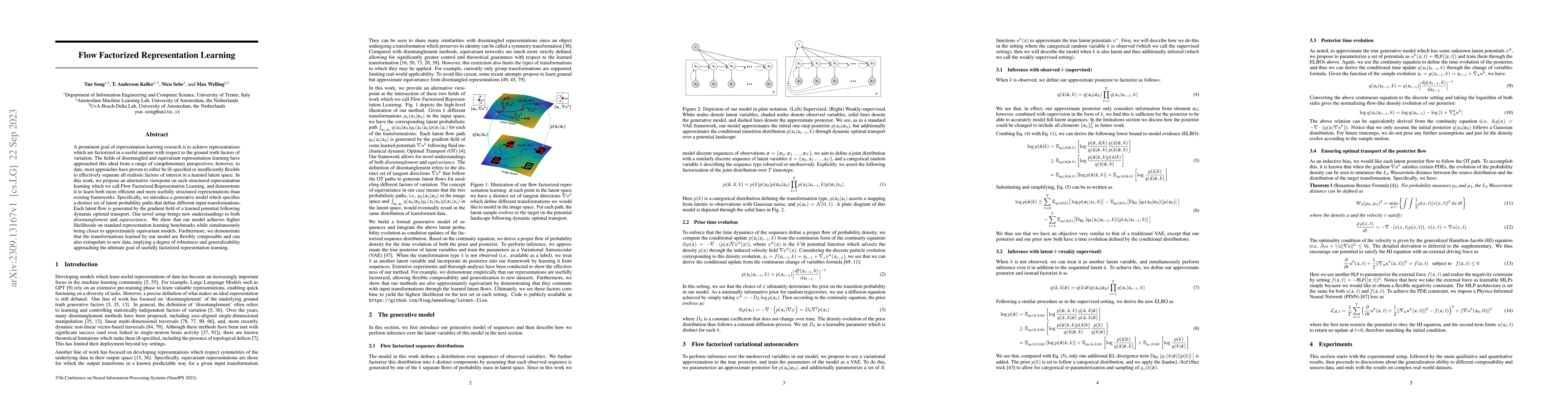 Thumbnail for Flow Factorized Representation Learning