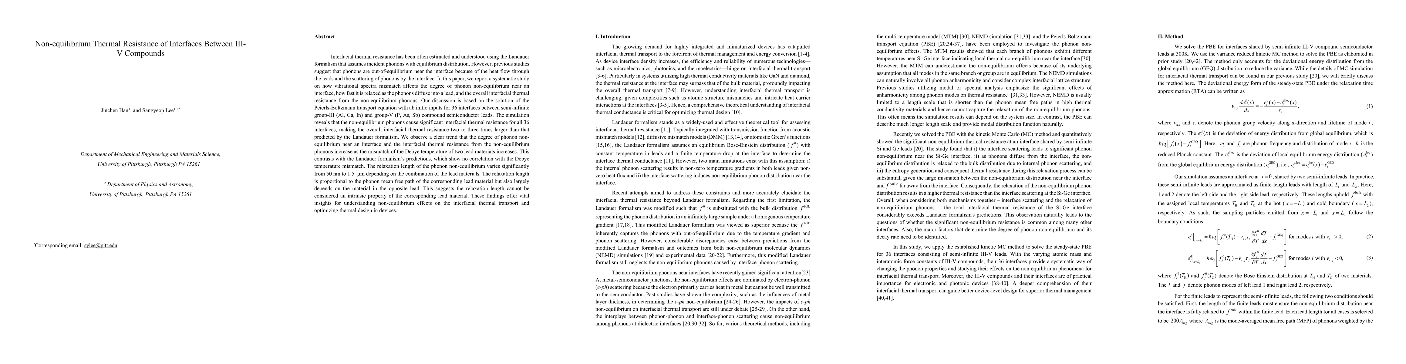 Thumbnail for Non-equilibrium Thermal Resistance of Interfaces Between III-V Compounds