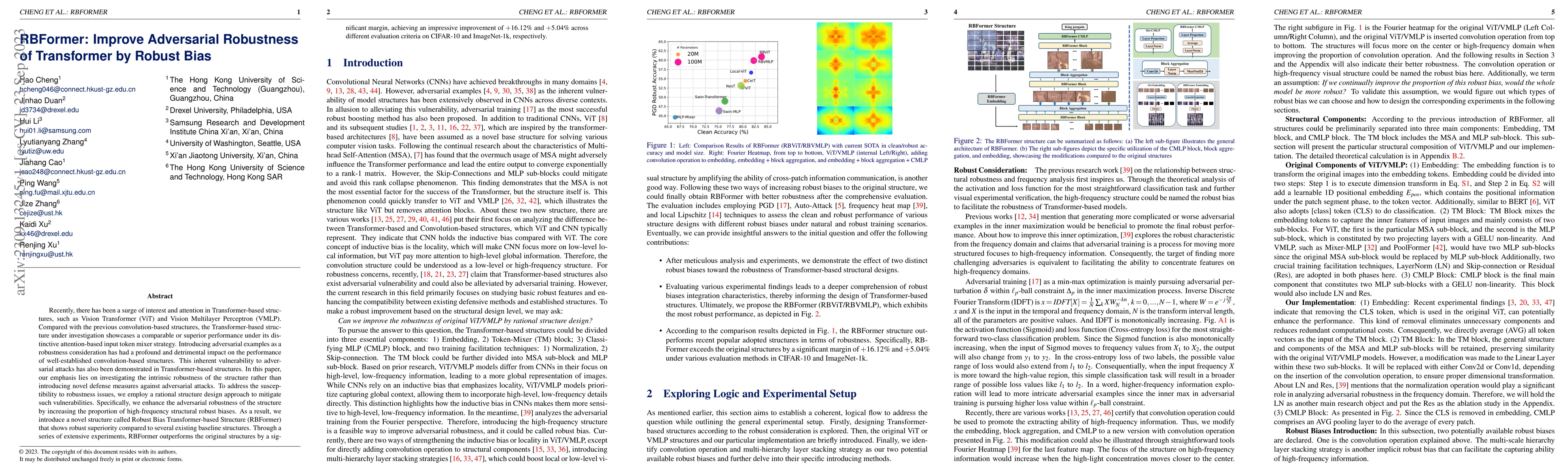 Thumbnail for RBFormer: Improve Adversarial Robustness of Transformer by Robust Bias