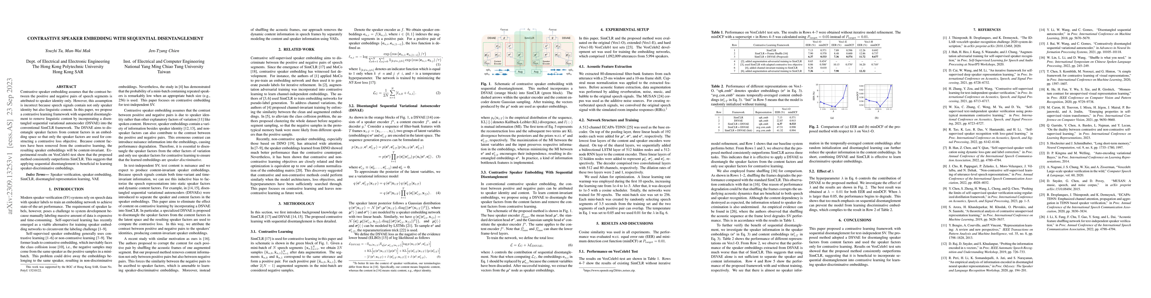 Thumbnail for Contrastive Speaker Embedding With Sequential Disentanglement
