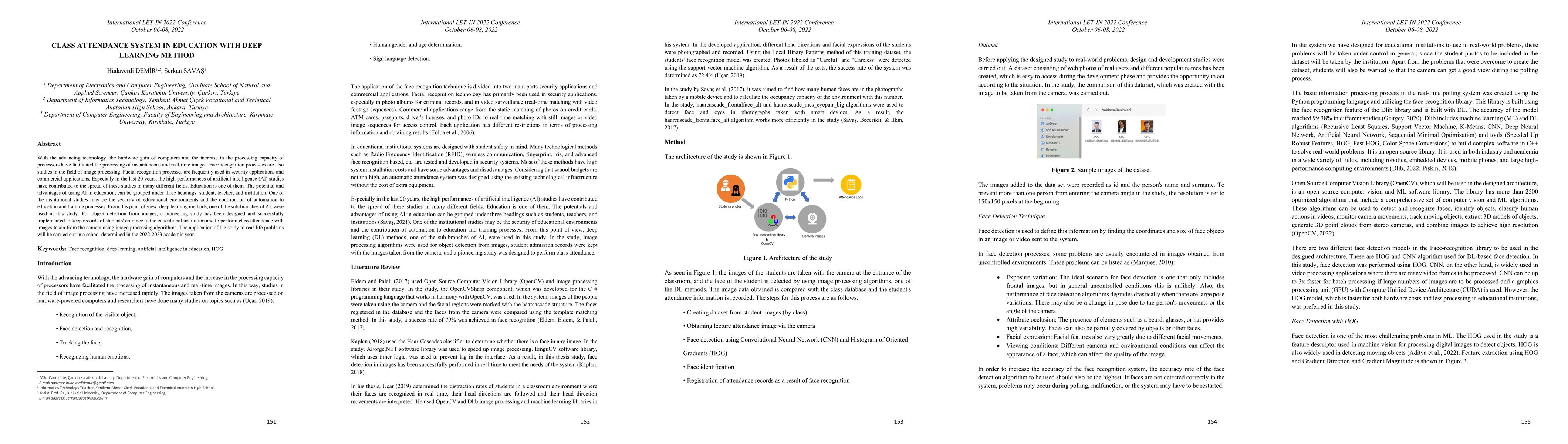 Thumbnail for Class Attendance System in Education with Deep Learning Method