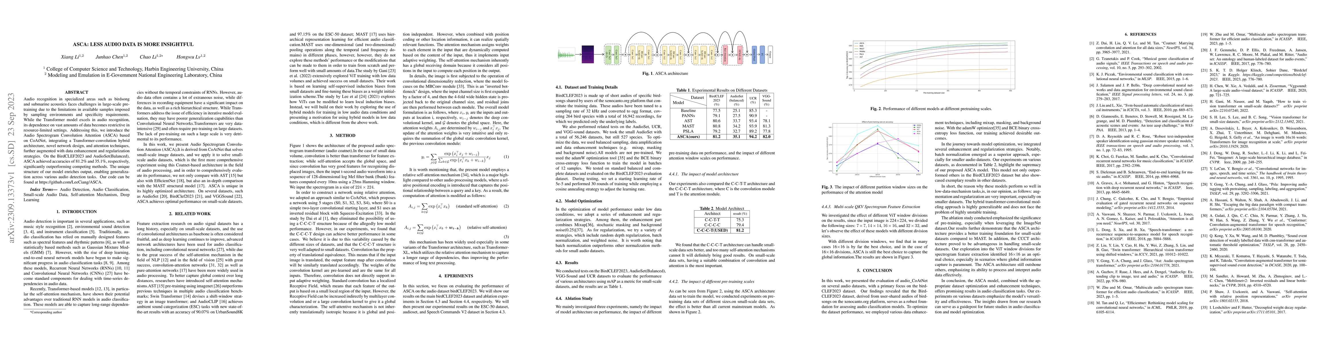 Thumbnail for Asca: less audio data is more insightful