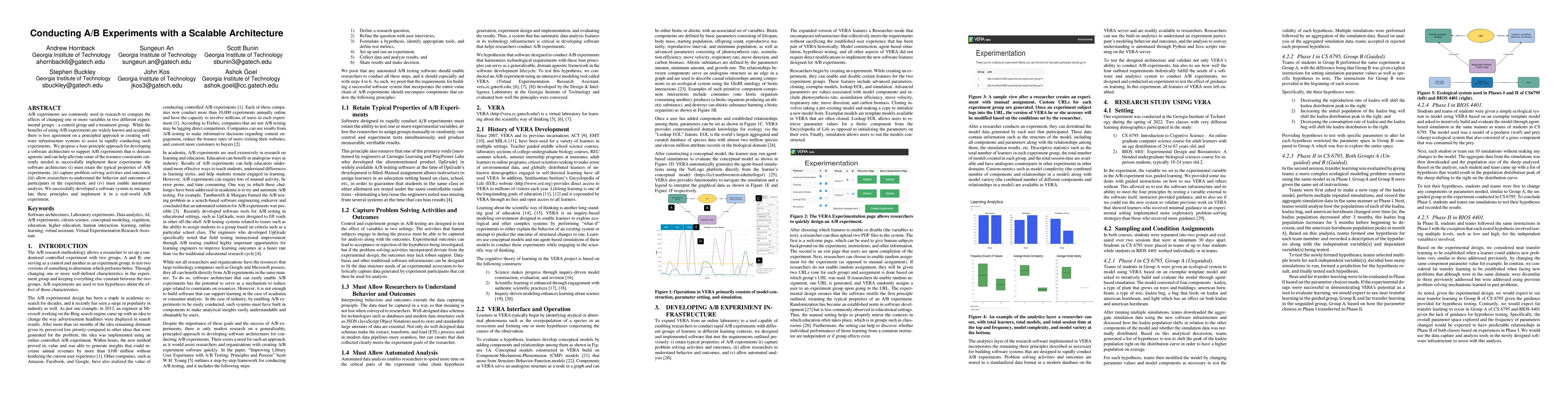 Thumbnail for Conducting A/B Experiments with a Scalable Architecture